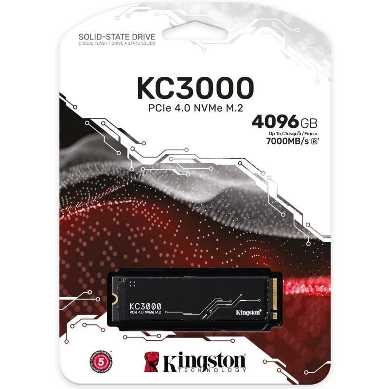 Disco SSD Kingston KC3000 4TB/ M.2 2280 PCIe 4.0/ con Difusor de Calor/ Full Capacity - изображение 3