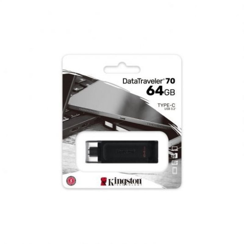 Pendrive 64GB Kingston DataTraveler 70 USB Tipo-C - изображение 5