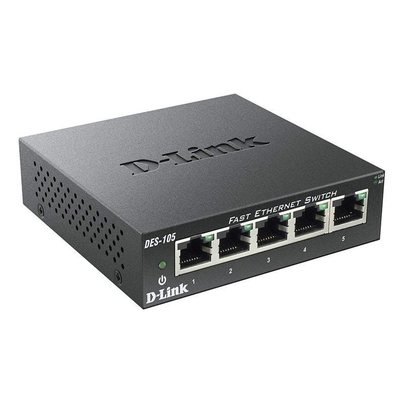 Switch D-Link DES-105 5 Puertos/ RJ-45 10/100 - изображение 2