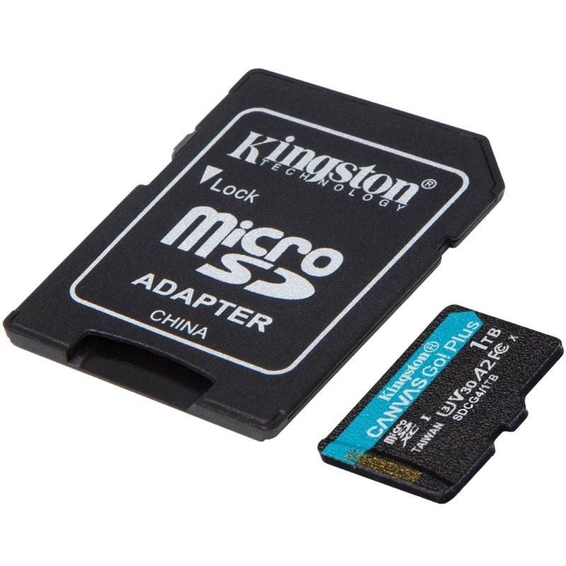 Tarjeta de Memoria Kingston CANVAS Go! Plus 1TB microSD XC con Adaptador/ Clase 10/ 200MBs - изображение 2