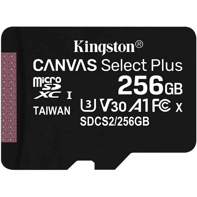 Tarjeta de Memoria Kingston CANVAS Select Plus 256GB microSD XC/ Clase 10/ 100MBs - изображение 2