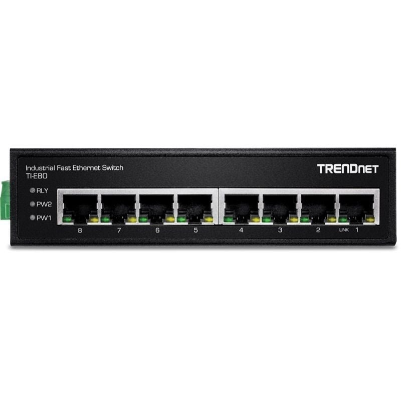 Switch TRENDnet TI-E80 8 Puertos/ RJ-45 Gigabit 10/100 - изображение 2