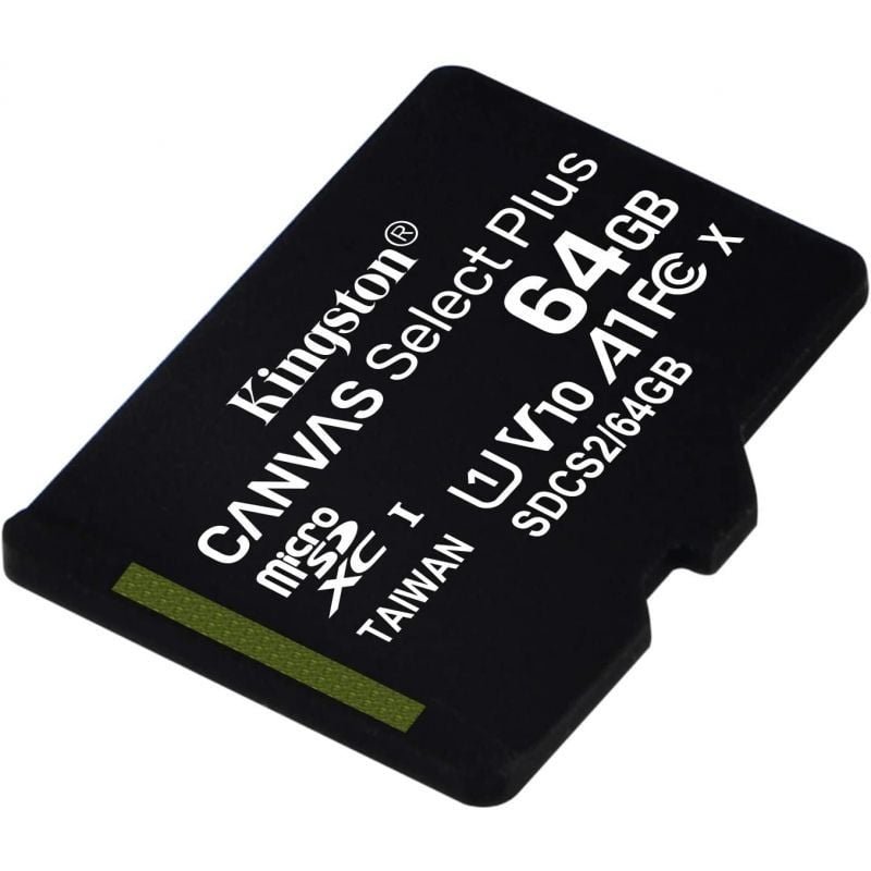 Tarjeta de Memoria Kingston CANVAS Select Plus 64GB microSD XC/ Clase 10/ 100MBs - изображение 2