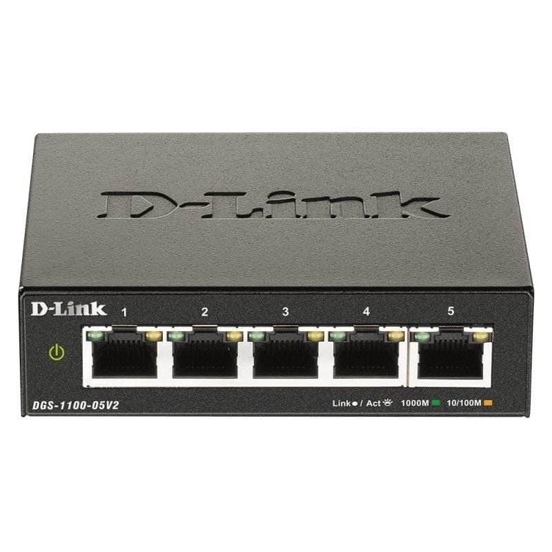 Switch D-Link DGS-1100-05V2 5 Puertos/ RJ-45 10/100/1000 - изображение 2