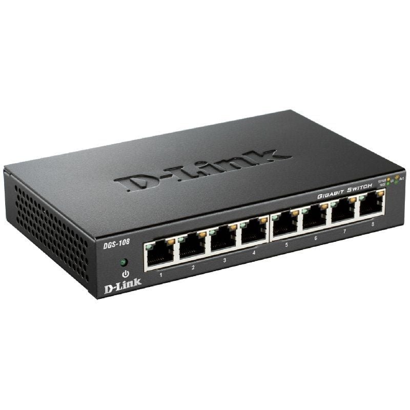 Switch D-Link DGS-108 8 Puertos/ RJ-45 10/100/1000 - изображение 2