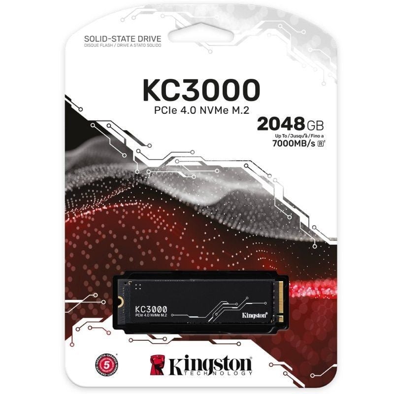 Disco SSD Kingston KC3000 2TB/ M.2 2280 PCIe 4.0/ con Disipador de Calor/ Full Capacity - изображение 3