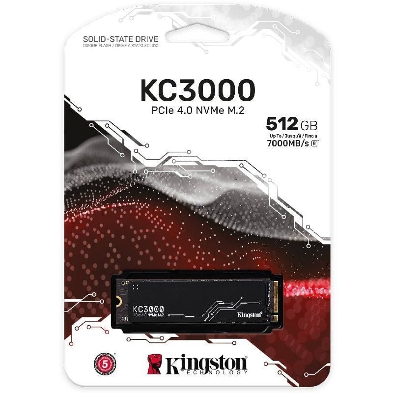 Disco SSD Kingston KC3000 512GB/ M.2 2280 PCIe 4.0/ con Disipador de Calor/ Full Capacity - изображение 3