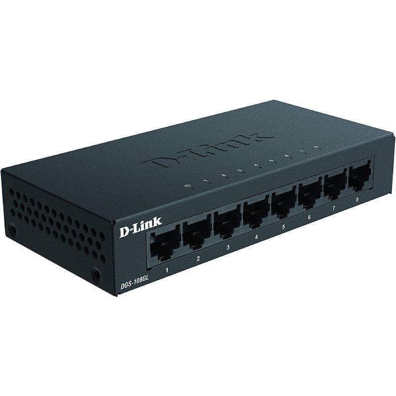 Switch D-Link DGS-108GL 8 Puertos/ RJ-45 10/100/1000 - изображение 2