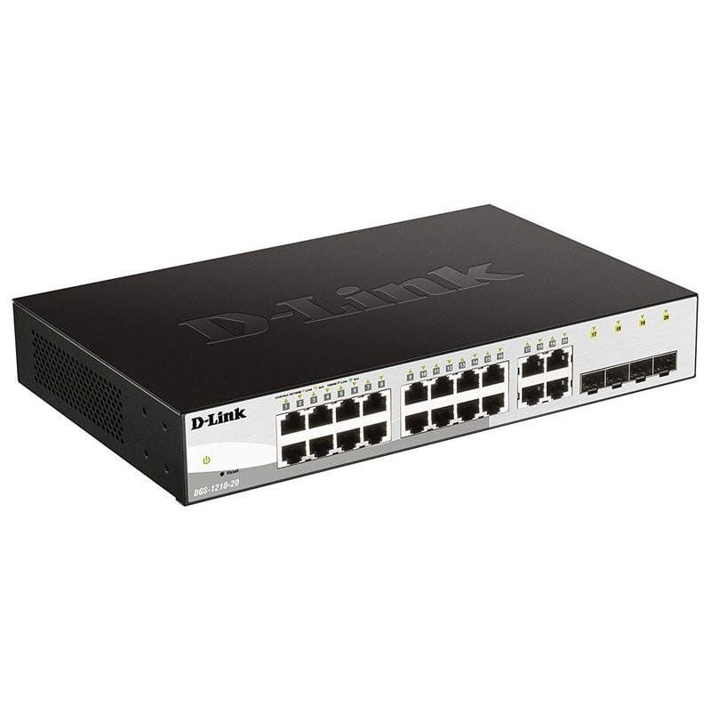 Switch D-Link DGS-1210-20/ 20 Puertos/ RJ45 10/100/1000/ SFP - изображение 2