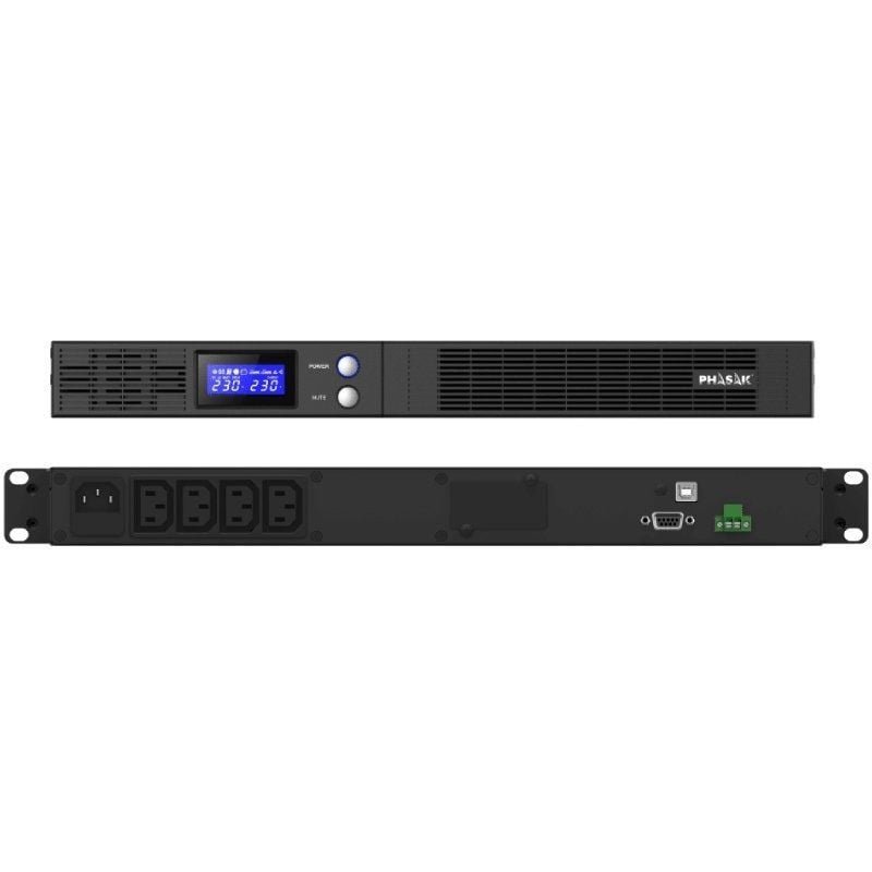 SAI Línea Interactiva Phasak Protekt Slim Rack/ 1500VA-900W/ 4 Salidas/ Formato Rack - изображение 2