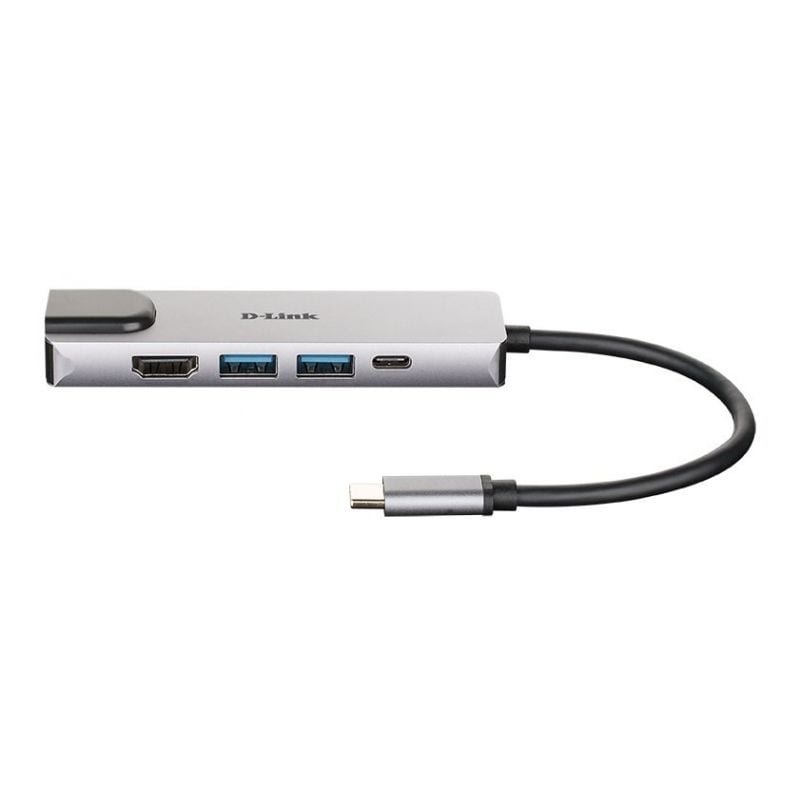 Docking USB Tipo-C D-Link DUB-M520/ 2xUSB/ 1xUSB Tipo-C/ 1xHDMI/ 1xRJ45/ 1xThunderbolt/ Gris - изображение 2