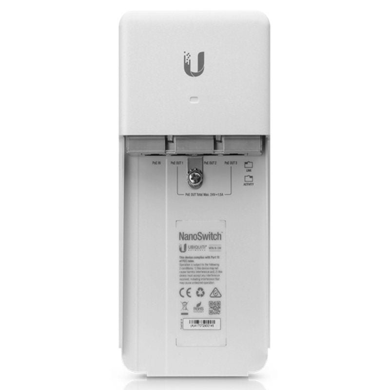 Switch Ubiquiti NanoSwitch N-SW/ 4 Puertos RJ45 10/100/1000 PoE - изображение 3