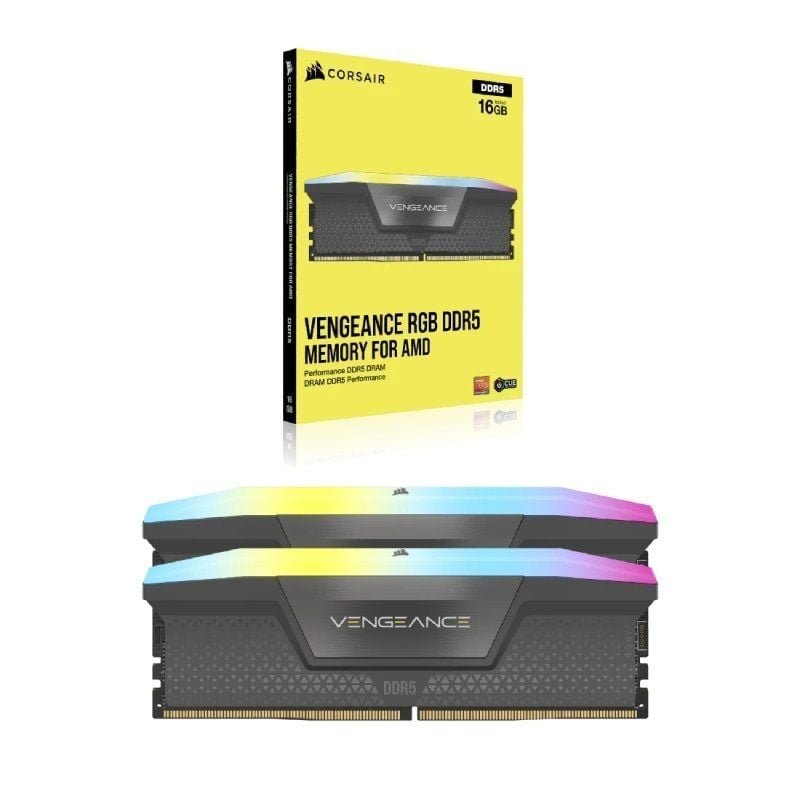 Memoria RAM Corsair Vengeance RGB 2 x 32GB/ DDR5/ 5200MH/ 1.25V/ CL40/ AMD Expo/ DIMM - изображение 3