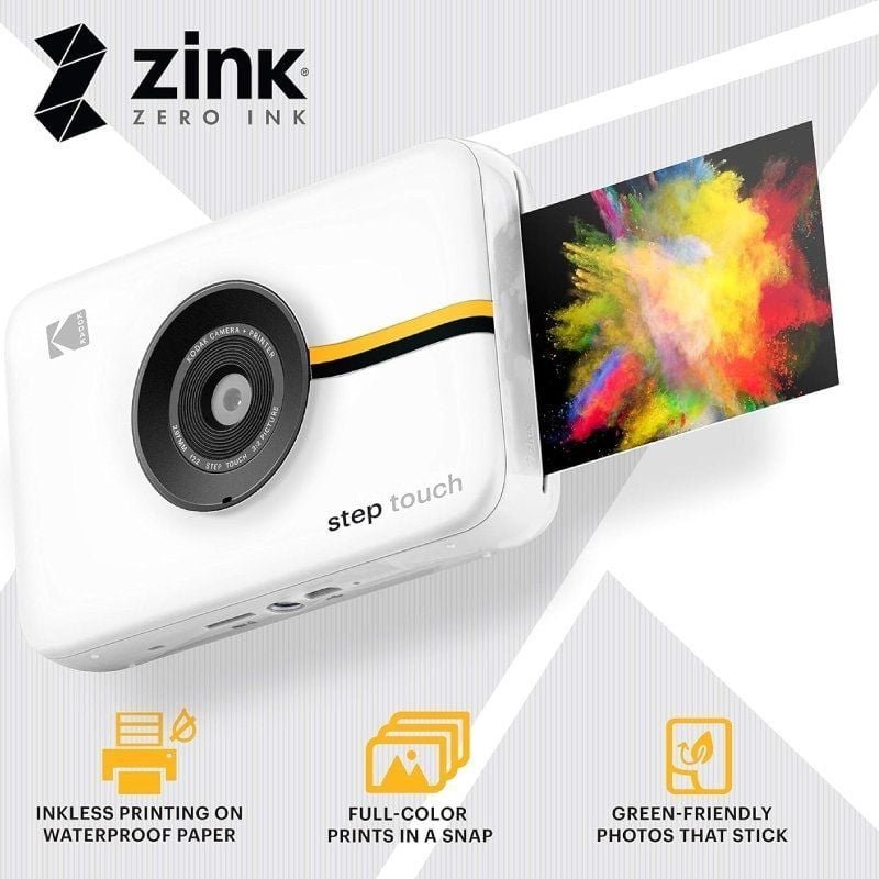 Cámara Digital Instantánea Kodak STEP Touch/ 13MP/ Tamaño Foto 2"x3"/ Blanca - изображение 4