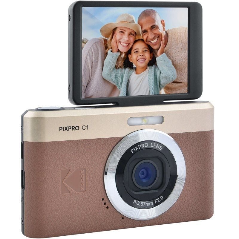 Cámara Digital Kodak Pixpro C1/ 13MP/ Zoom Óptico 4x/ Marrón - изображение 3