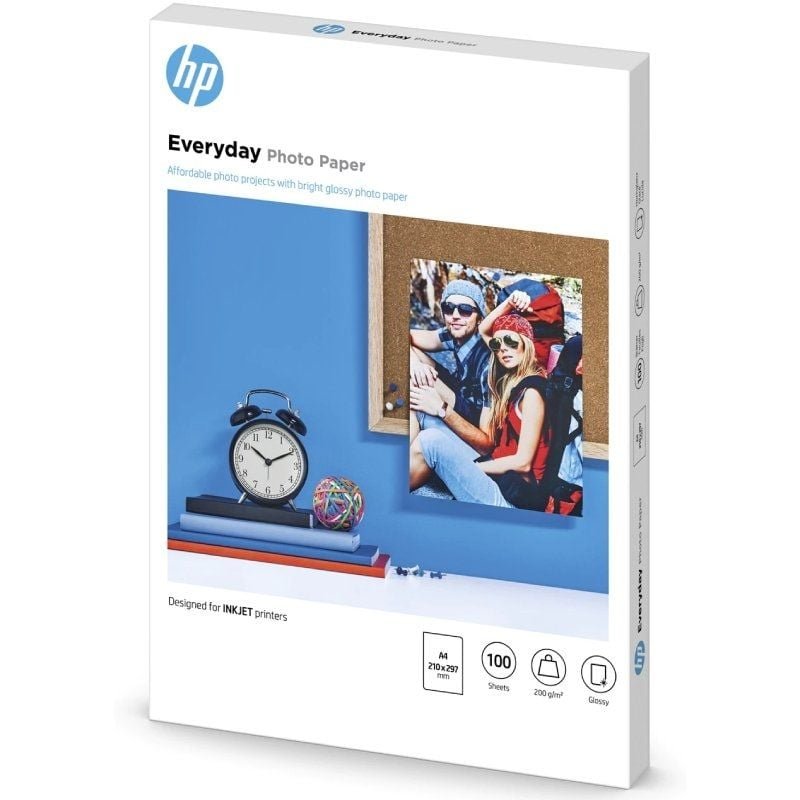 Papel Fotográfico HP Everyday Q2510A/ DIN A4/ 200g/ 100 Hojas - изображение 2