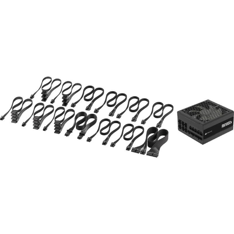 Fuente de Alimentación Corsair RM1000X/ 1000W/ Ventilador 12cm/ Cybenetics Gold - изображение 5