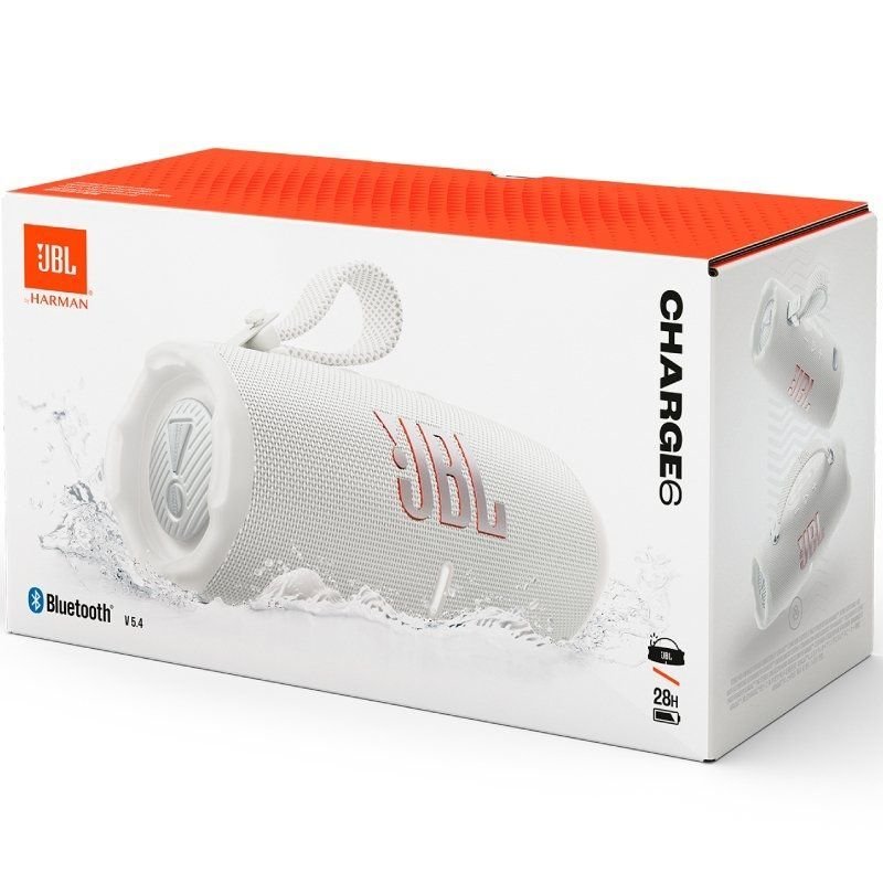 Altavoz con Bluetooth JBL Charge 6/ 45W/ 1.0/ Blanco - изображение 5