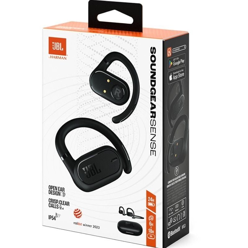 Auriculares Bluetooth JBL Soundgear Sense con estuche de carga/ Autonomía 8h/ Negros - изображение 5