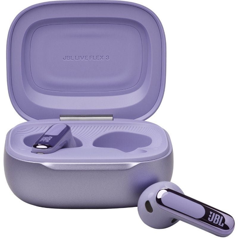 Auriculares Bluetooth JBL Live Flex 3 con estuche de carga/ Autonomía 10h/ Purpura - изображение 2