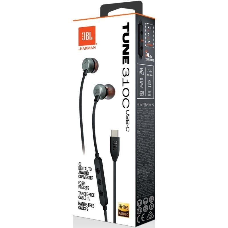 Auriculares Intrauditivos JBL Tune 310C/ con Micrófono/ Negros - изображение 5