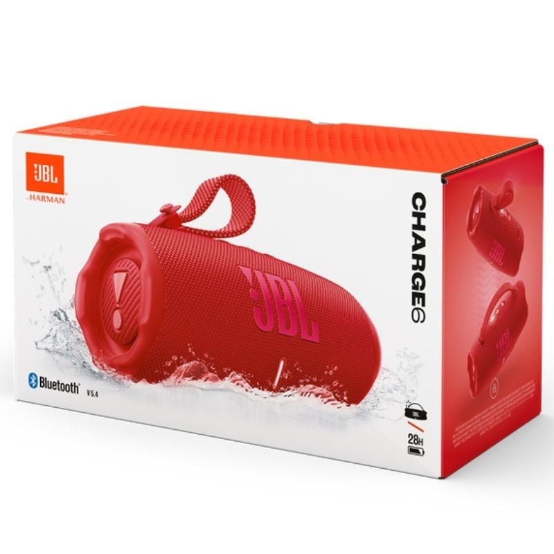 Altavoz con Bluetooth JBL Charge 6/ 45W/ 1.0/ Rojo - изображение 5