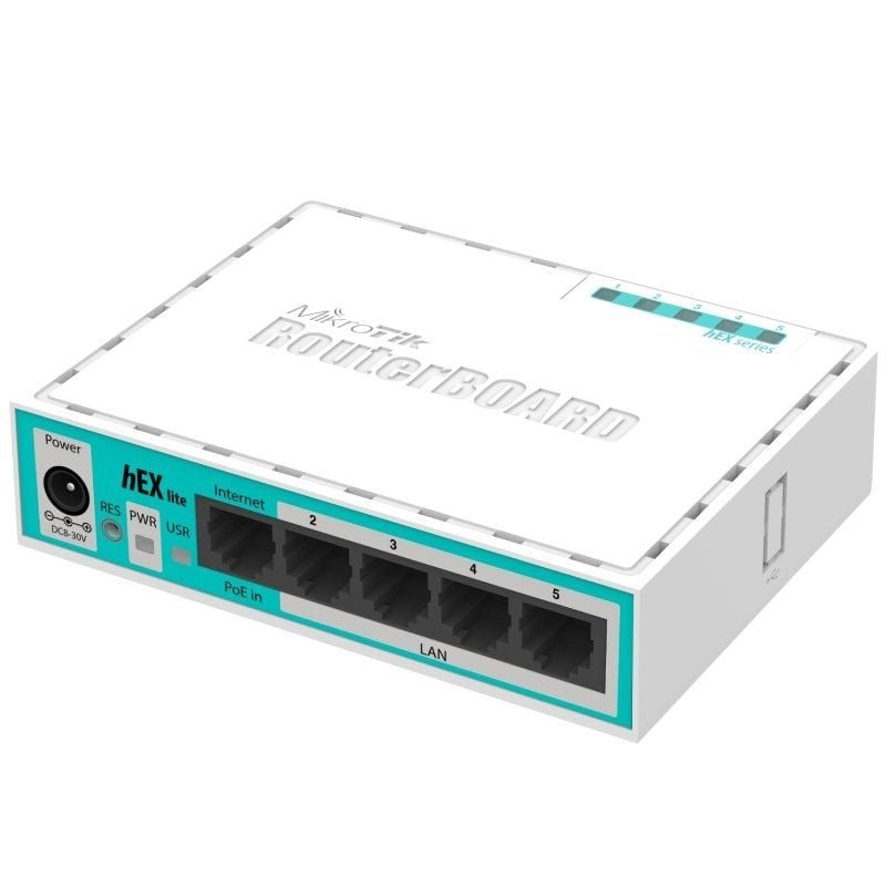 Router Mikrotik Hex Lite RB750R2 5 Puertos/ RJ45 10/100/ PoE - изображение 2