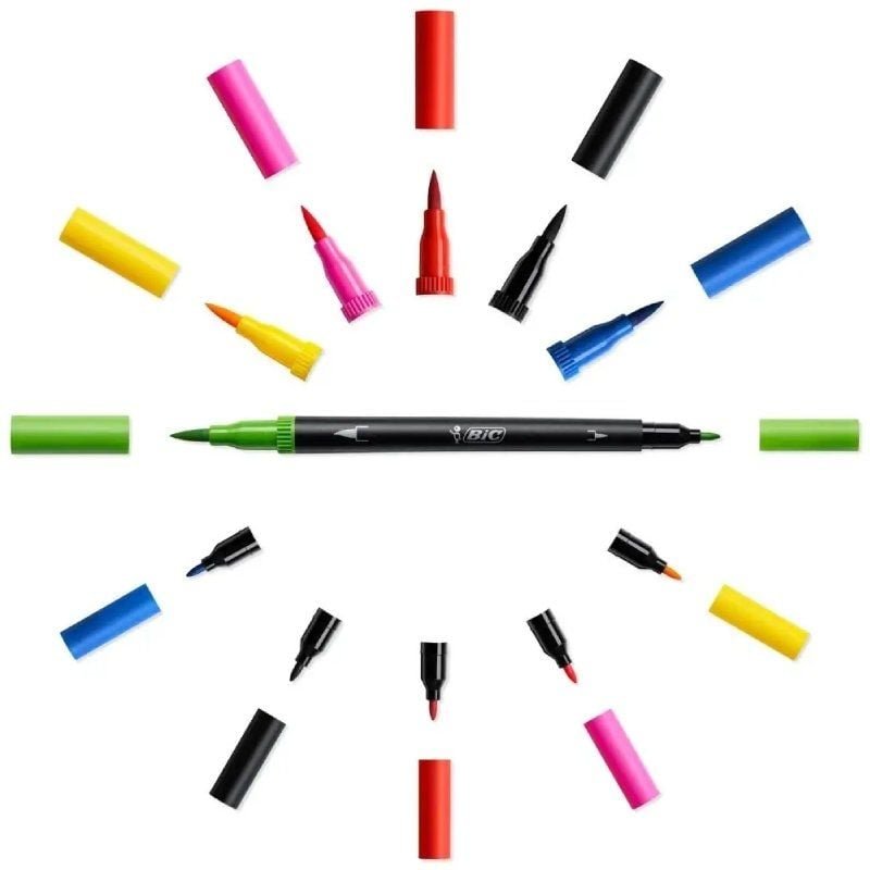 Rotuladores Punta Fina Bic Intensity Dual Tip 989694/ Colores Surtidos - изображение 3