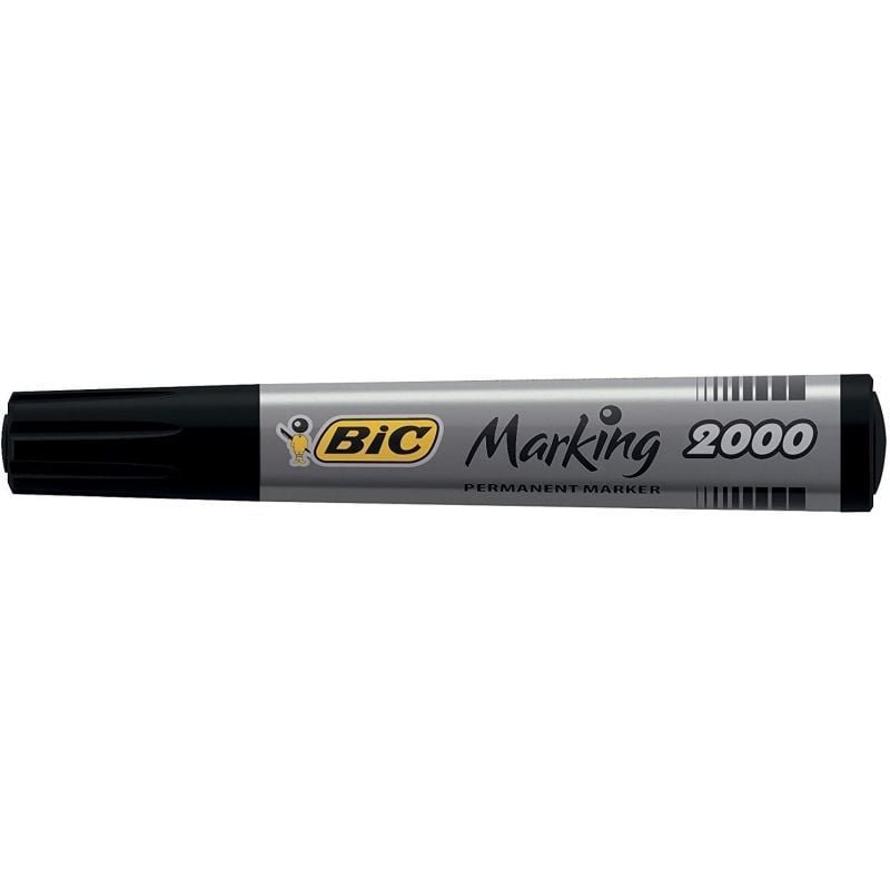 Caja de Rotuladores Punta Fibra Acrílica Permanente Bic Marking 2000/ 4.9mm/ 12 unidades/ Negros - изображение 3