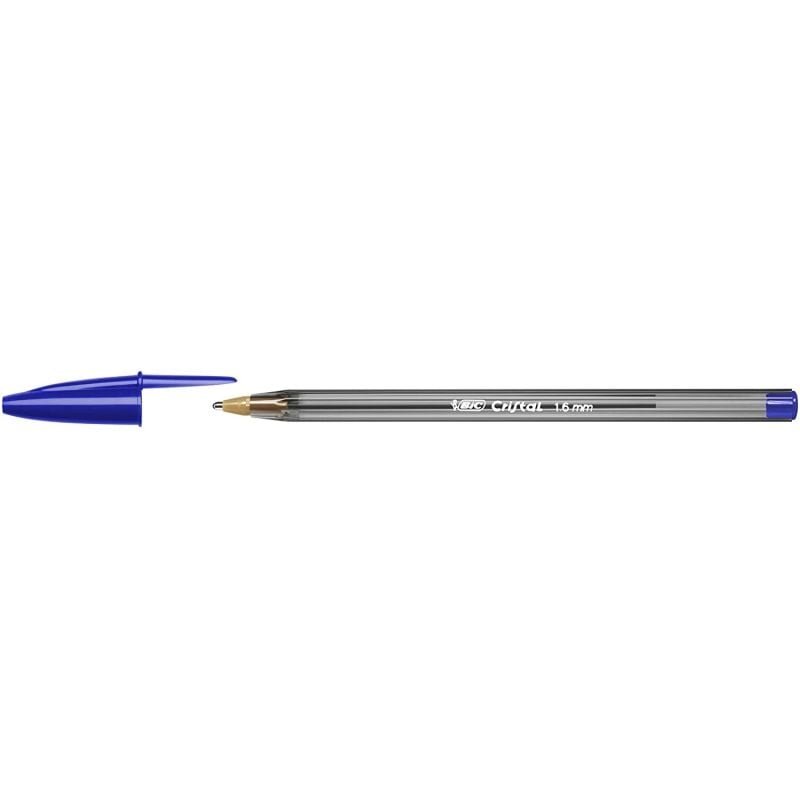 Caja de Bolígrafos de Tinta de Aceite Bic Cristal Large 880656/ 50 unidades/ Azules - изображение 4