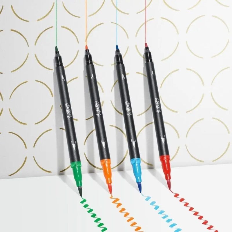 Rotuladores Punta Fina Bic Intensity Dual Tip 989694/ Colores Surtidos - изображение 2