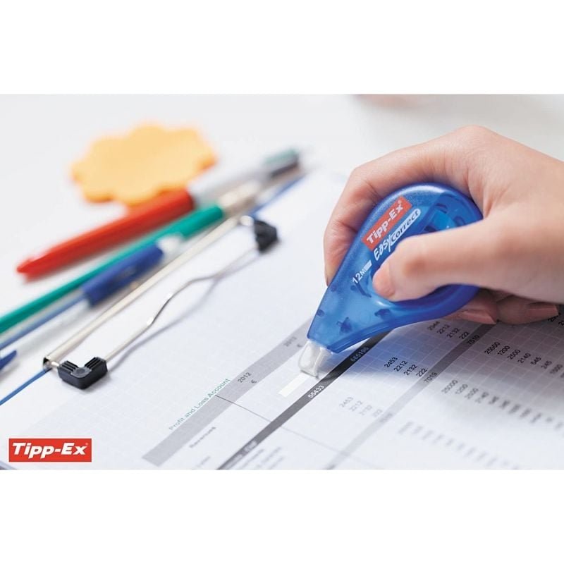 Caja de Correctores de Escritura en Cinta Bic Tipp-Ex Easy Correct/ 4.2mm x 12m/ 10 unidades - изображение 3