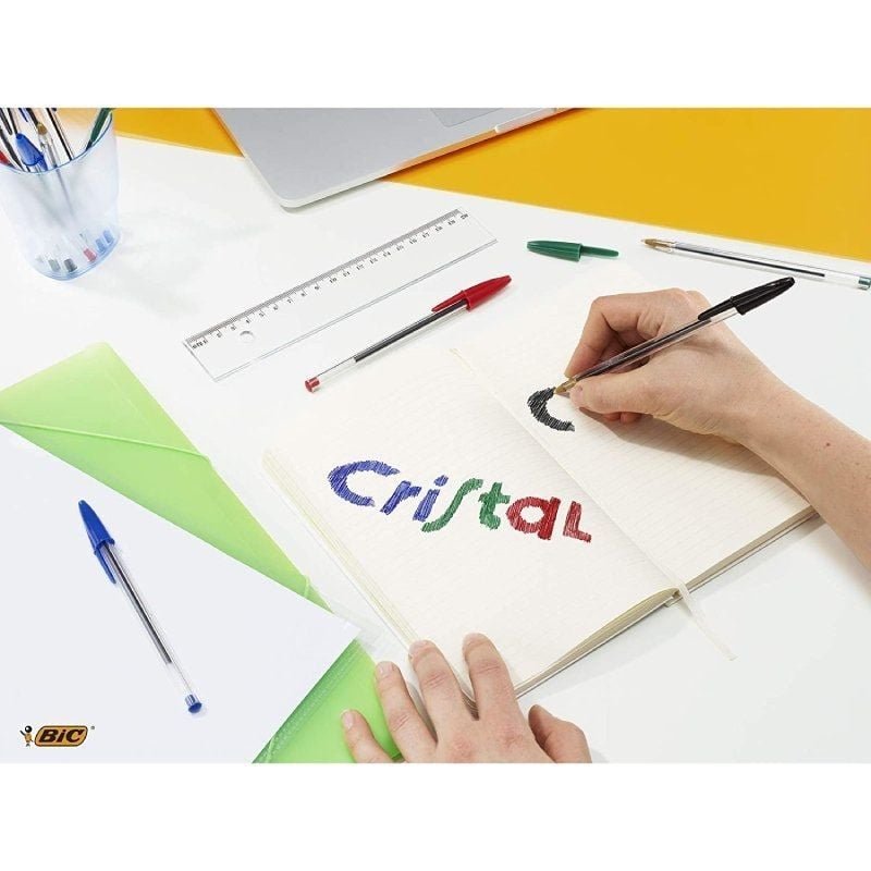 Bolígrafos de Tinta de Aceite Bic Cristal Original 516346/ 5 unidades/ Colores Surtidos - изображение 4