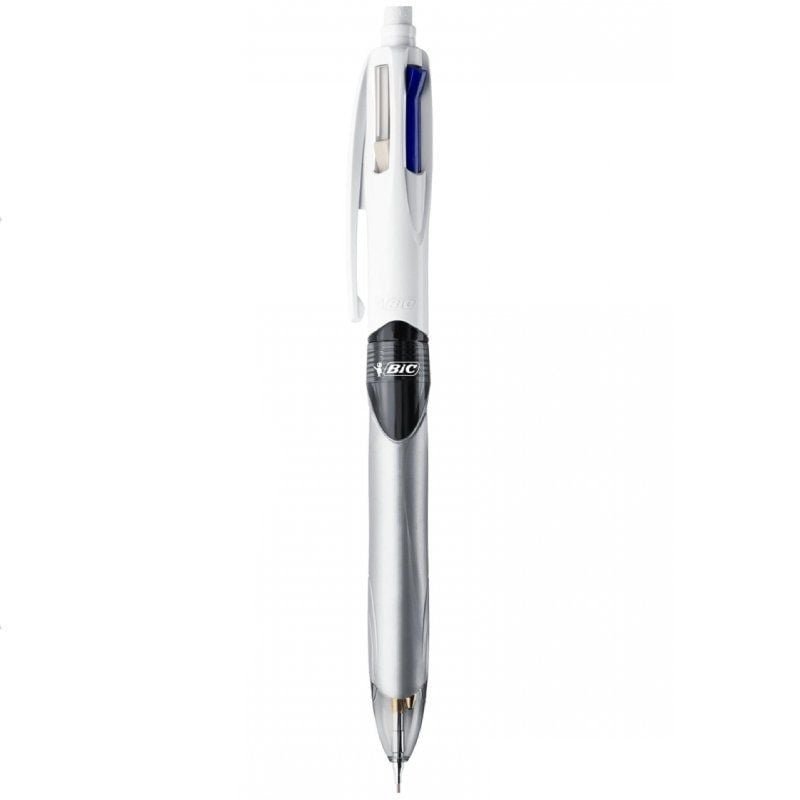 Bolígrafo de Tinta de Aceite Retráctil Bic 4 Colours 942103/ 1 unidad/ 4 Colores de Tinta/ Cuerpo Color Blanco - изображение 2