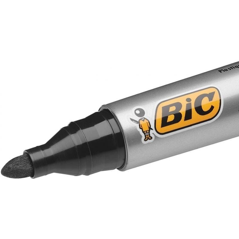 Caja de Rotuladores Punta Fibra Acrílica Permanente Bic Marking 2000/ 4.9mm/ 12 unidades/ Negros - изображение 2