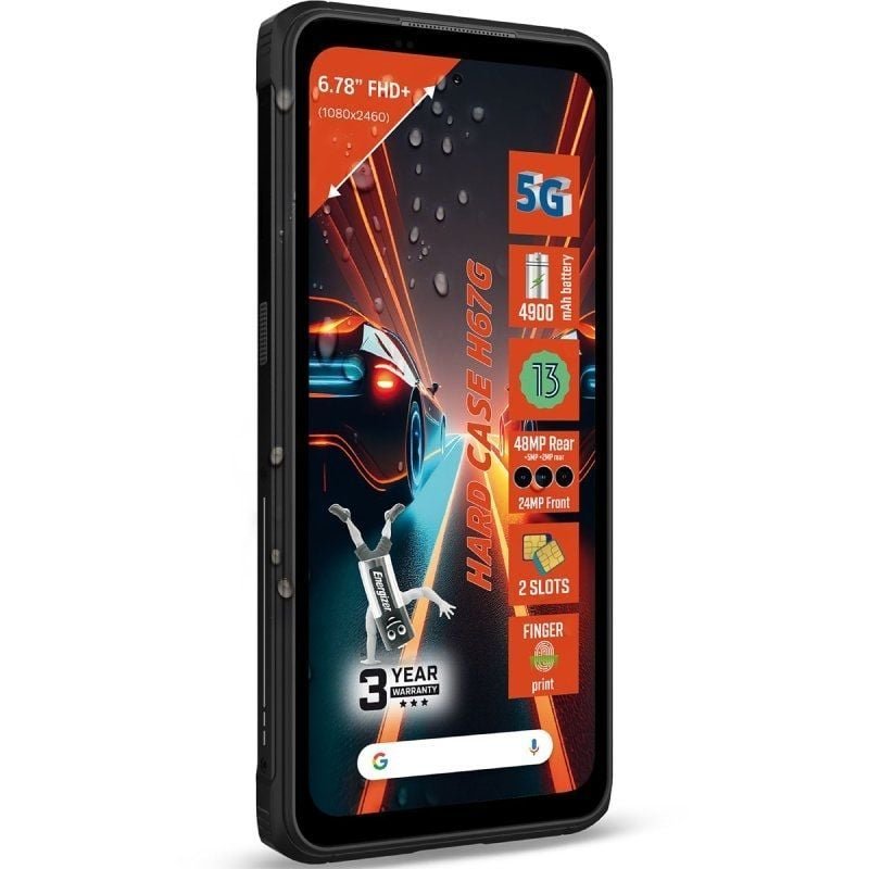 Smartphone Rugerizado Energizer Hard Case H67G 4GB/ 128GB/ 5G/ 6.78"/ Negro - изображение 2