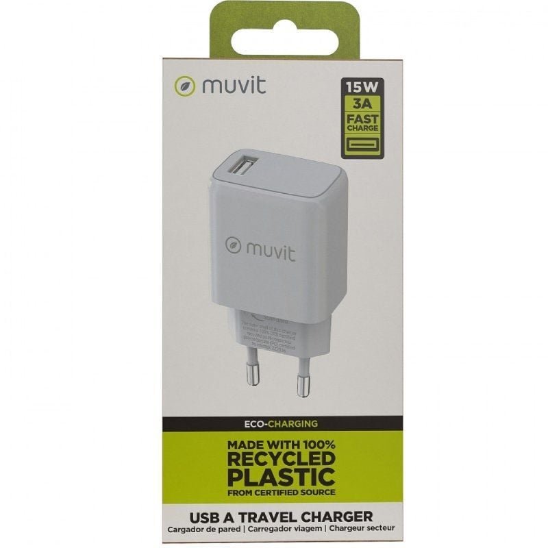 Cargador de Pared Muvit For Change MCACC0002/ 1xUSB/ 15W - изображение 3