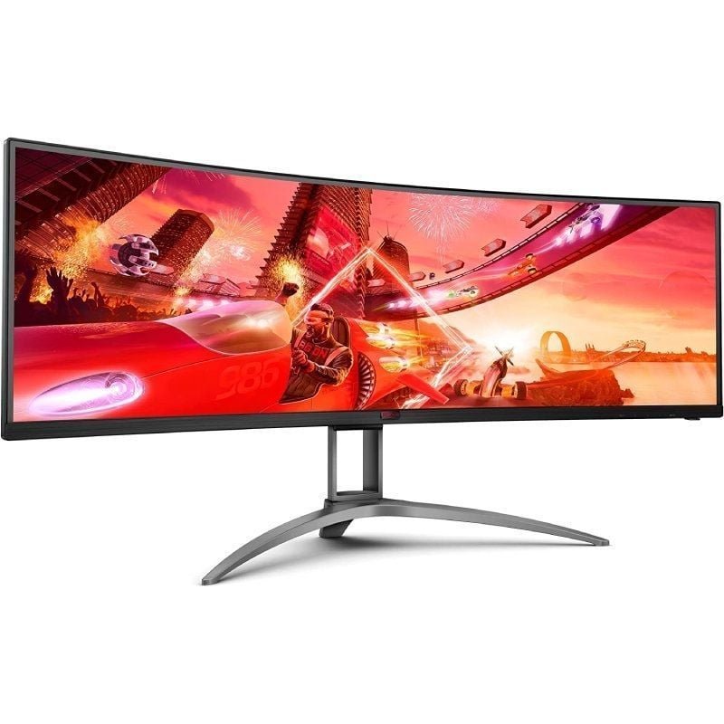 Monitor Gaming Ultrapanorámico Curvo AOC Agon AG493UCX2 48.8"/ Dual QHD/ 1ms/ 165Hz/ VA/ Multimedia/ Negro - изображение 3