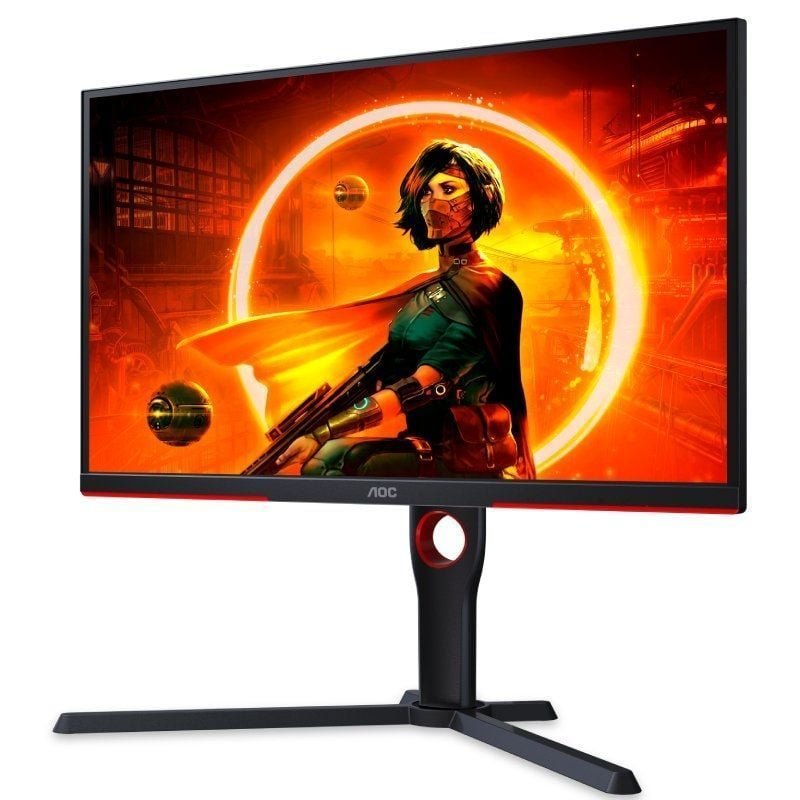 Monitor Gaming AOC 25G3ZM/BK 24.5"/ Full HD/ 0.5ms/ 240Hz/ VA/ Regulable en altura/ Negro y Rojo - изображение 2