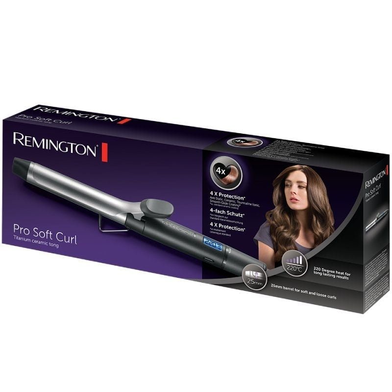 Rizador para el Pelo Remington Pro Soft Curl CI6525/ Negro y Plata - изображение 2