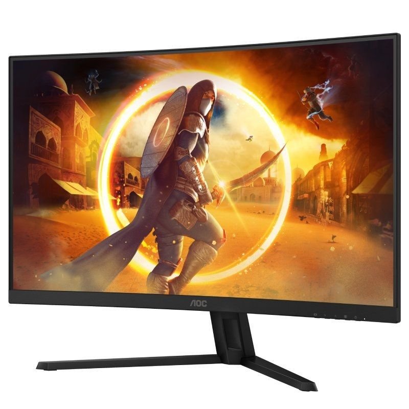 Monitor Gaming Curvo AOC CQ32G4VE 31.5"/ QHD/ 0.5ms/ 180Hz/ VA/ Negro - изображение 2
