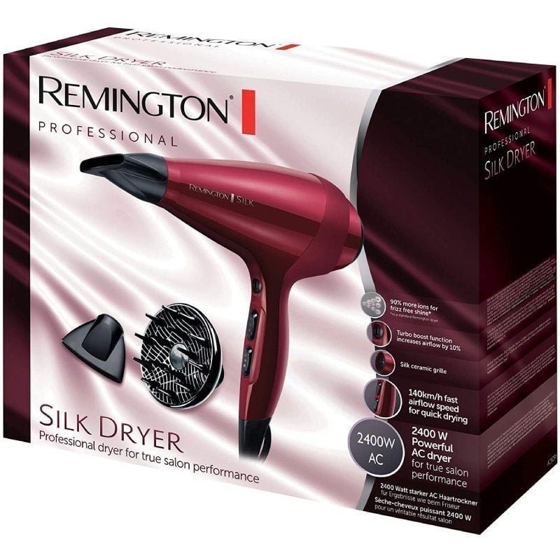 Secador Remington Silk Dryer AC9096/ 2400W/ Iónico/ Rojo - изображение 4