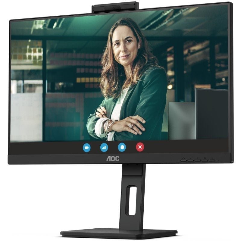 Monitor Profesional AOC Q27P3QW 27"/ QHD/ Webcam/ Multimedia/ Regulable en altura/ Negro - изображение 2
