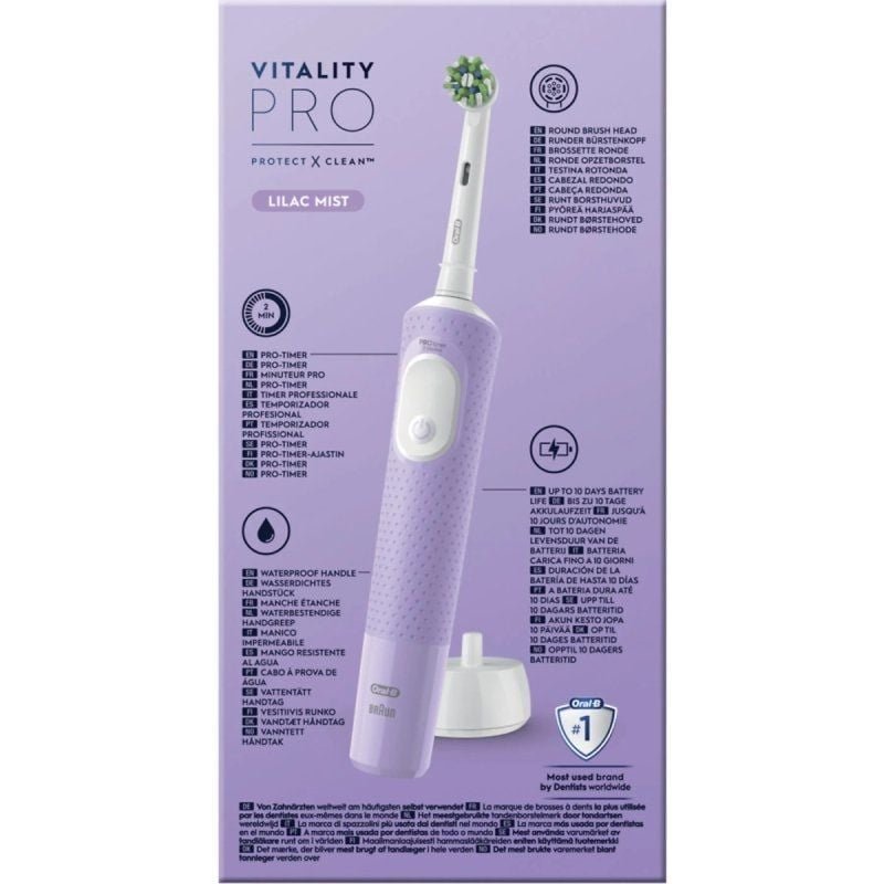 Cepillo Dental Braun Oral-B Vitality Pro/ Purpura - изображение 2