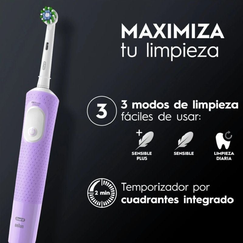 Cepillo Dental Braun Oral-B Vitality Pro/ Purpura - изображение 3
