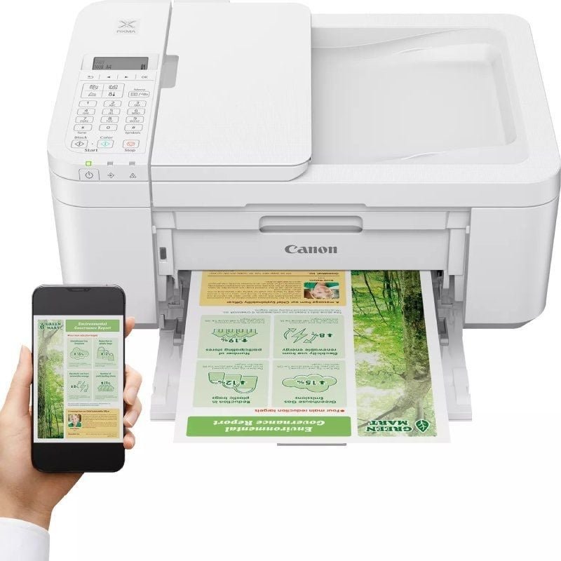Multifunción Fotográfica Canon PIXMA TR4751i WiFi/ Fax/ Dúplex/ Blanca - изображение 3