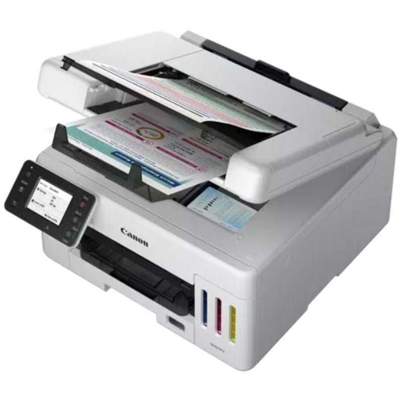 Multifunción Recargable Canon MAXIFY GX6550 MegaTank WiFi/ Dúplex/ Blanca - изображение 4