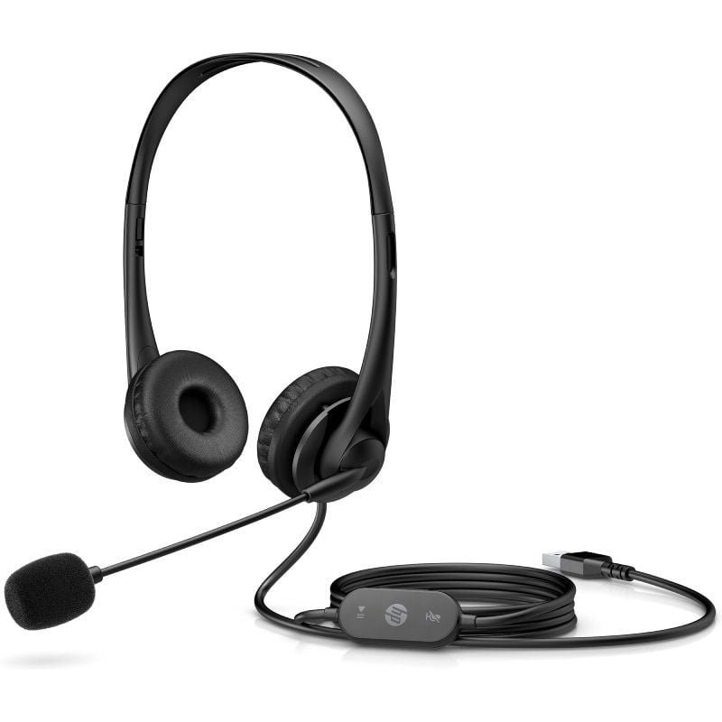 Auriculares HP G2/ con Micrófono/ USB/ Negros - изображение 3