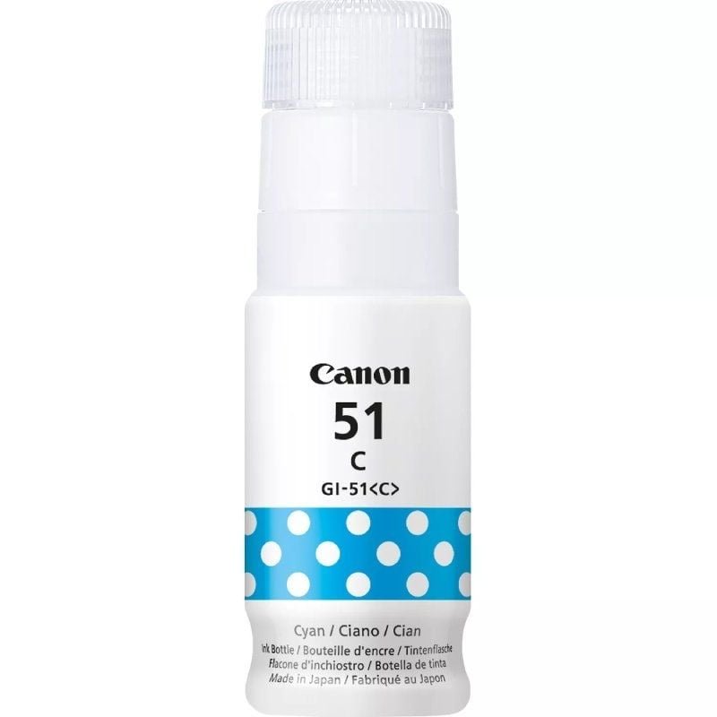 Botella de Tinta Original Canon GI-51/ Cian - изображение 2