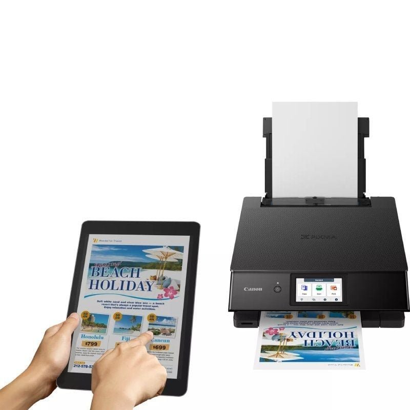 Multifunción Fotográfica Canon PIXMA TS8750 WiFi/ Dúplex/ Negra - изображение 5